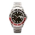 Red Black Ring Watch - Metal Bracelet