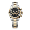 Warm Mix Watch - Black Dial & Two-Tone Bracelet