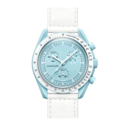 Pale Accent Watch - Light Blue Face