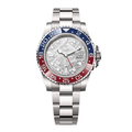 Grey Pattern Watch - Metal Bracelet & Marked Ring