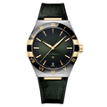 Green Warmth Watch - Gold-Tone Details
