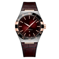 Red Accent Watch - Rose-Tone Details
