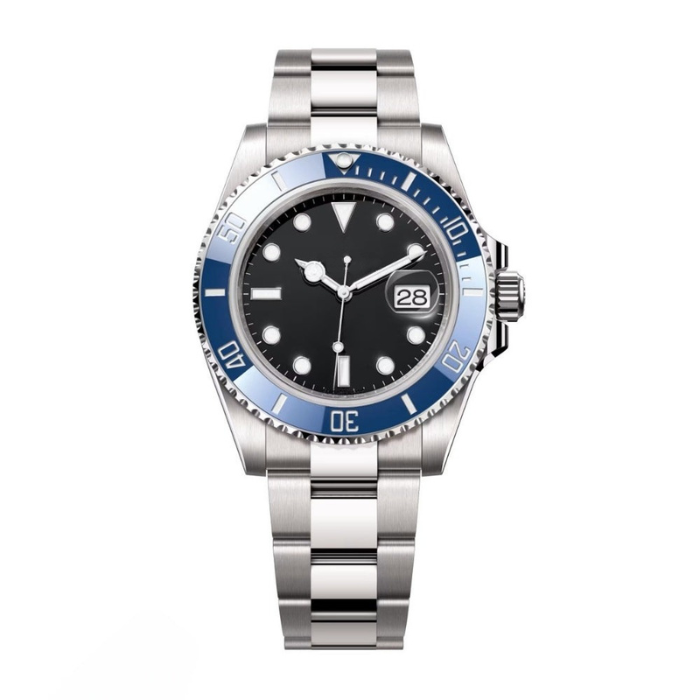 Blue Silver Edge Watch - Matching Outer Ring