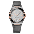 Soft Metal Watch - Silver Dial & Rose-Tone Details