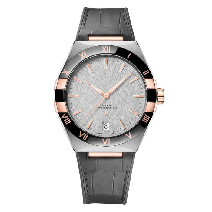 Soft Metal Watch - Silver Dial & Rose-Tone Details