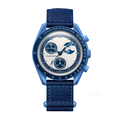 Deep Blue Watch - Graphic Dial Detail
