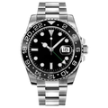 Black Number Watch - Metal Bracelet & Marked Ring