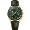 Green Focus Watch - Gold-Tone Surround