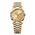 Champagne Accent Watch - Gold Tone & Decorative Markers