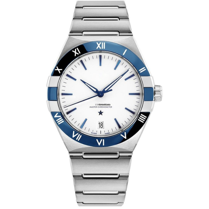 Blue White Watch - Contrasting Dial
