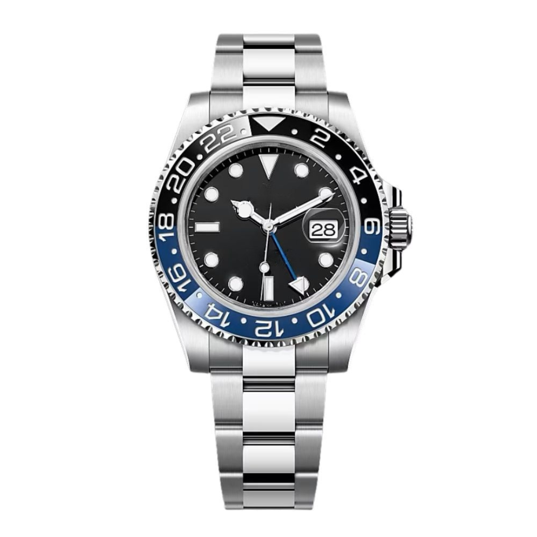 Cool Border Watch - Black Dial & Blue-Black Ring