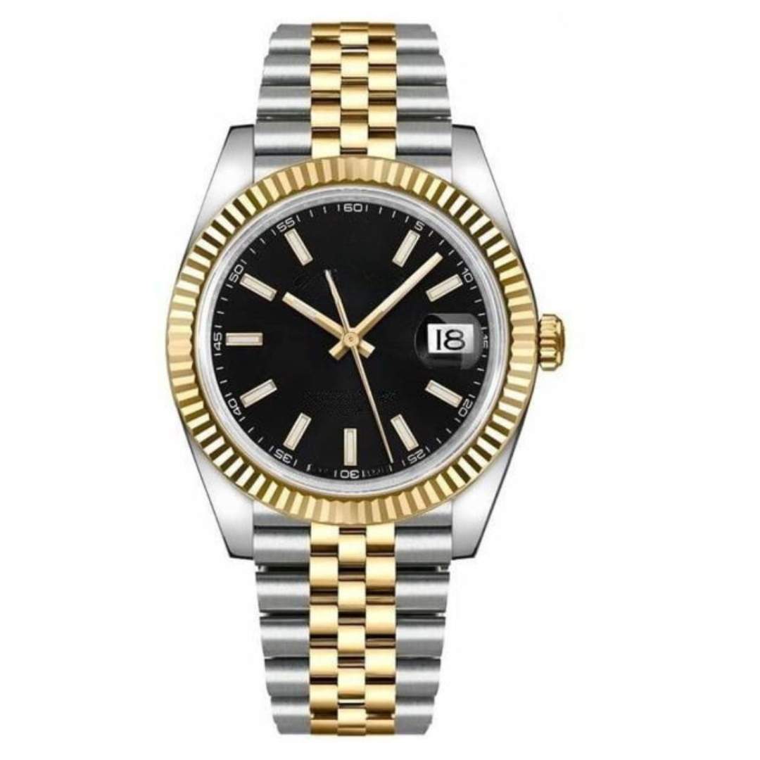 Champagne Mix Watch - Two-Tone Metal Bracelet