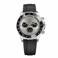 Dark Strap Watch - Black Dial & Metal Surround