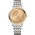 Gold Detail Watch - Silver-Coloured Face