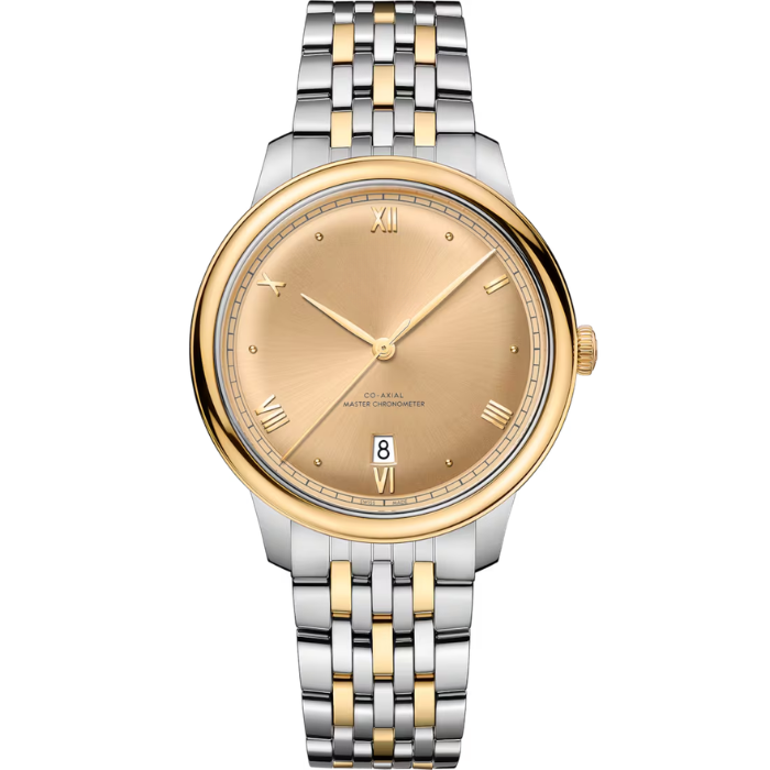 Gold Detail Watch - Silver-Coloured Face