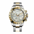 Black Gold Mix Watch - Detailed Dial & Two-Tone Bracelet
