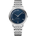 Blue Blend Watch - Silver-Coloured Face