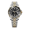 Grey Warm Watch - Dark Dial & Mixed-Tone Bracelet