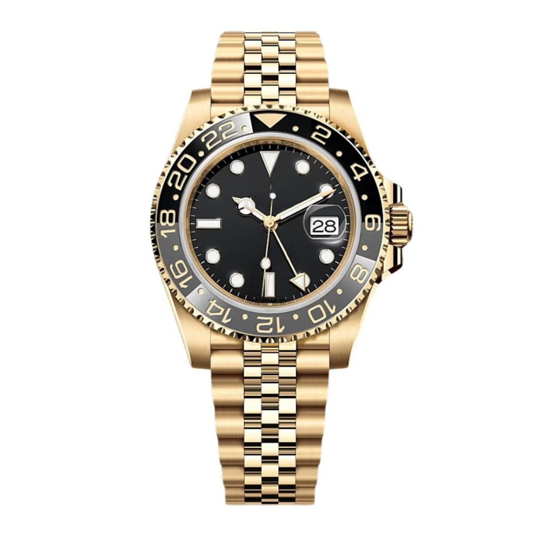 Grey Edge Watch - Black Dial & Gold-Tone Bracelet