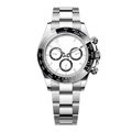 White Focus Watch - Dark Outer Ring
