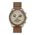 Earth Detail Watch - Soft Brown Tones
