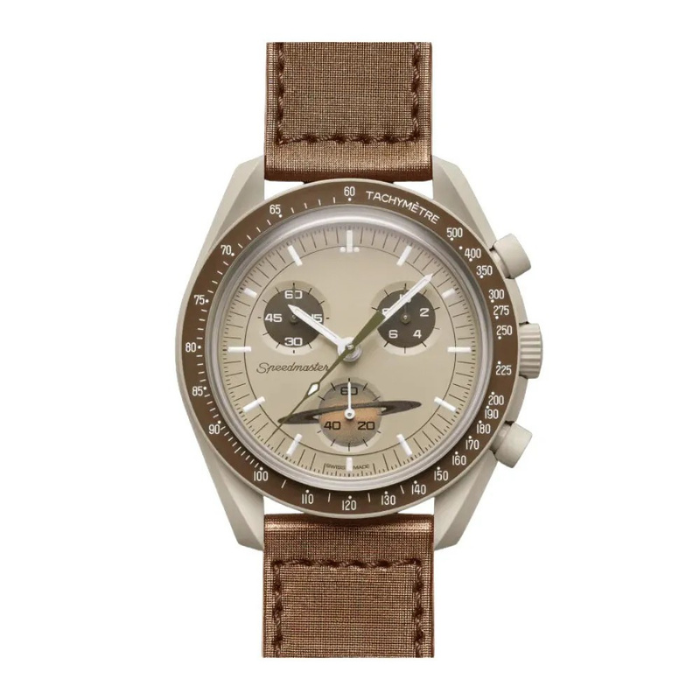 Earth Detail Watch - Soft Brown Tones