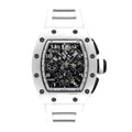 White Frame Watch - Layered Dial