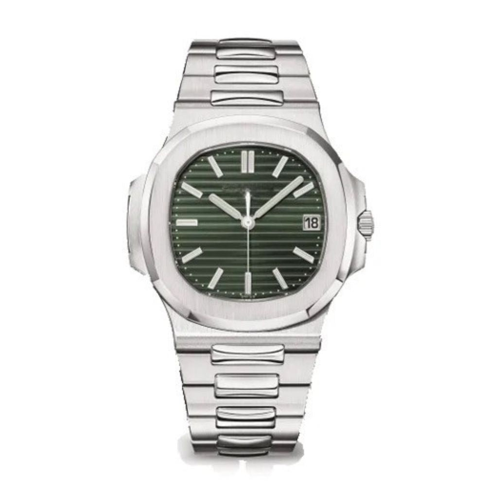 Green Texture Watch - Shaped Case
