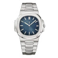 Blue Texture Watch - Integrated Bracelet