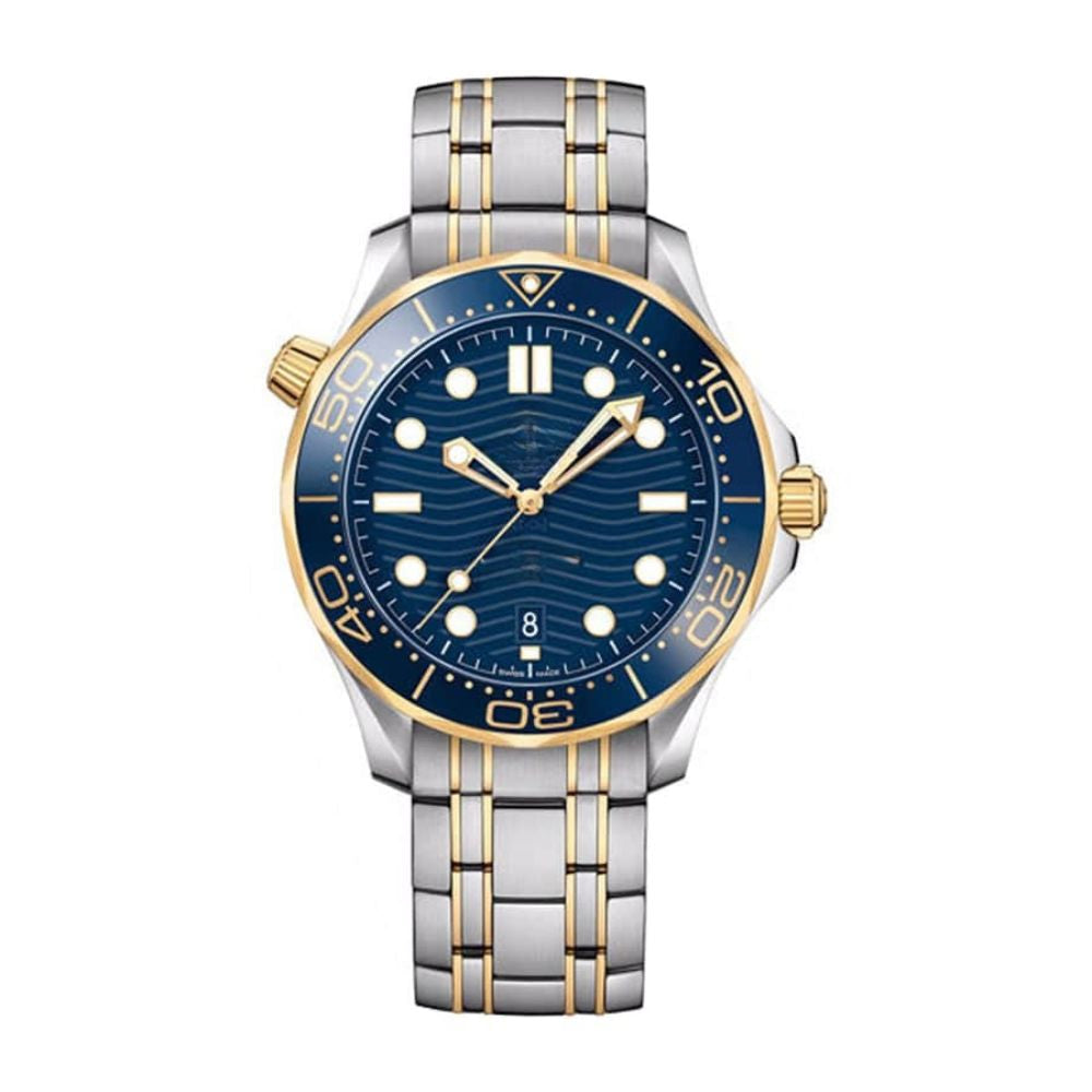 Blue Edge Watch - Silver-Tone Case