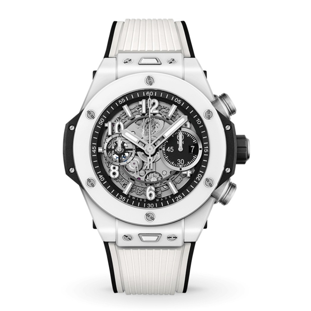 Two Shade Watch - White Dial & Dark Case