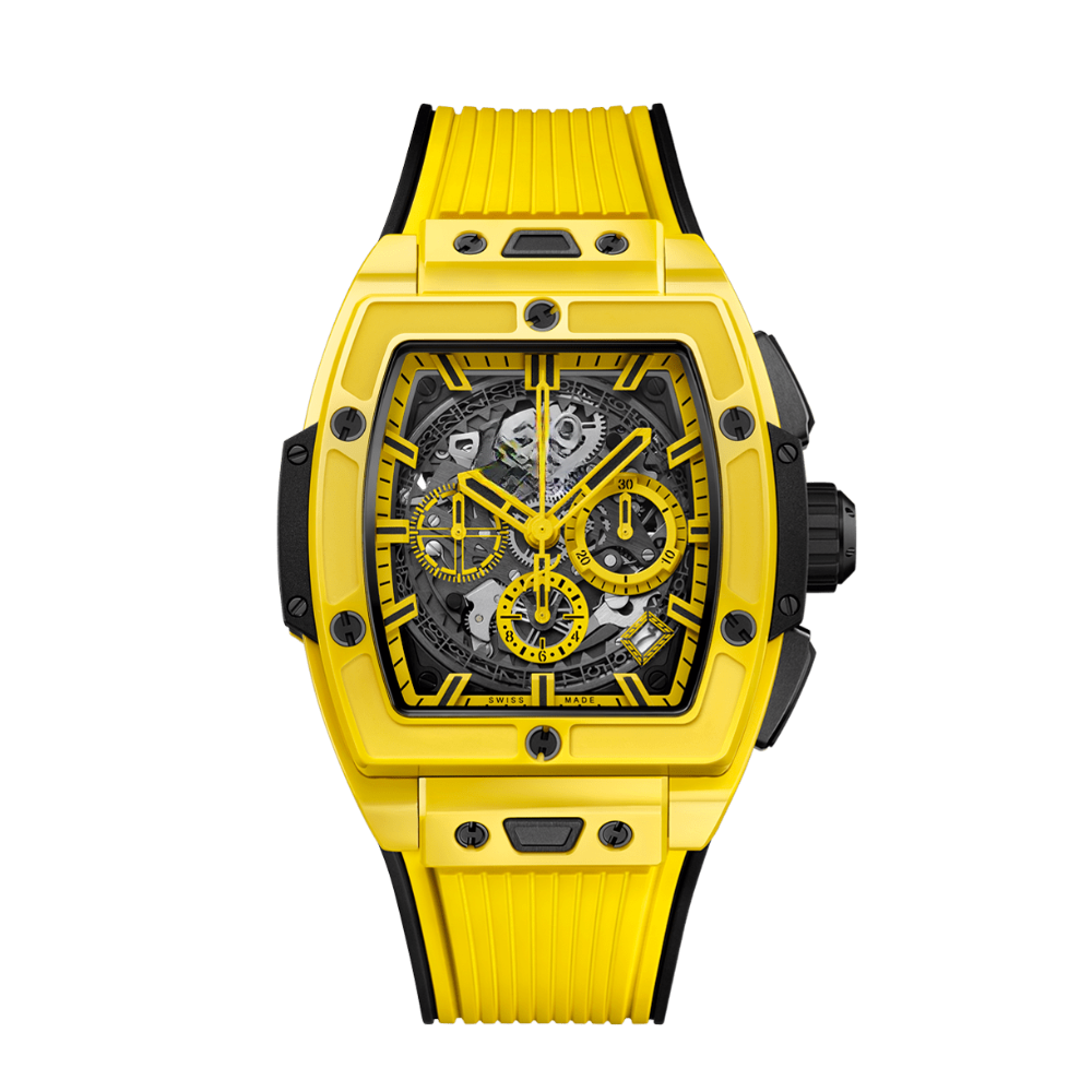 Bright Curve Watch - Yellow Finish
